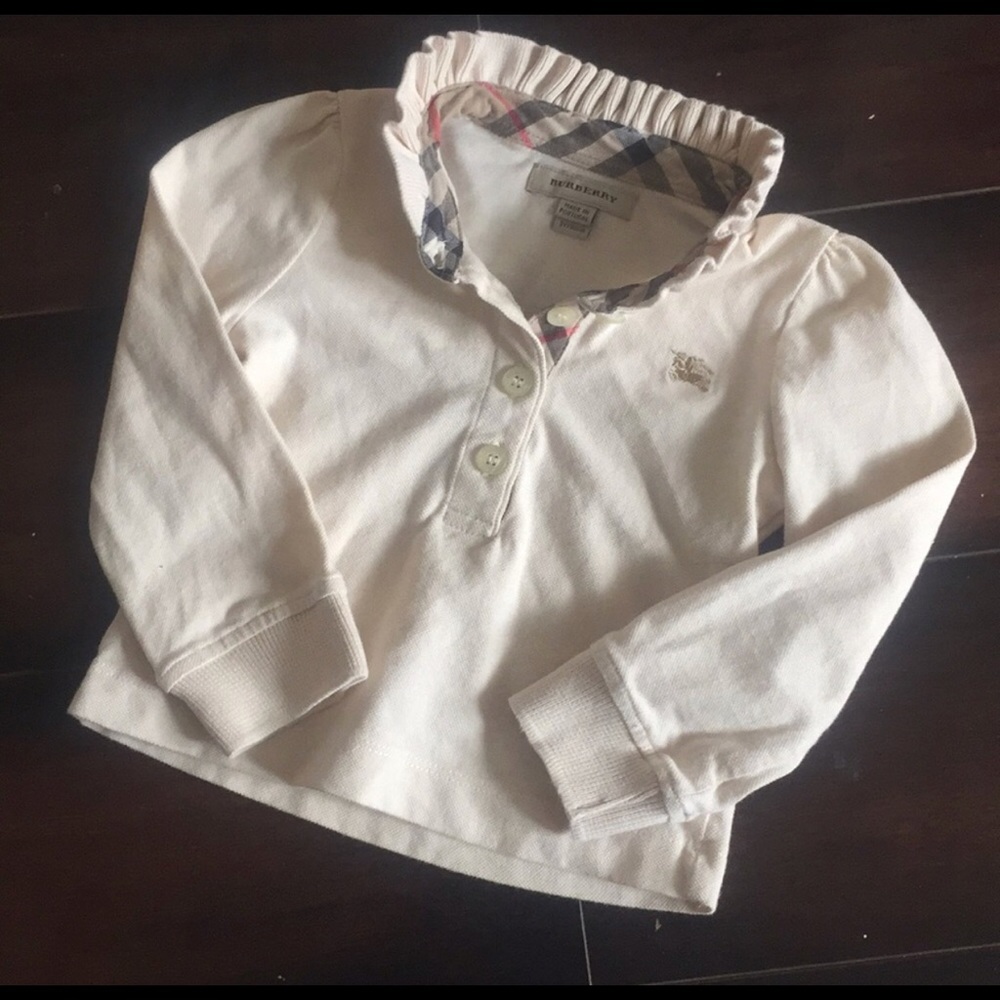 Burberry toddler shirt girls 2year